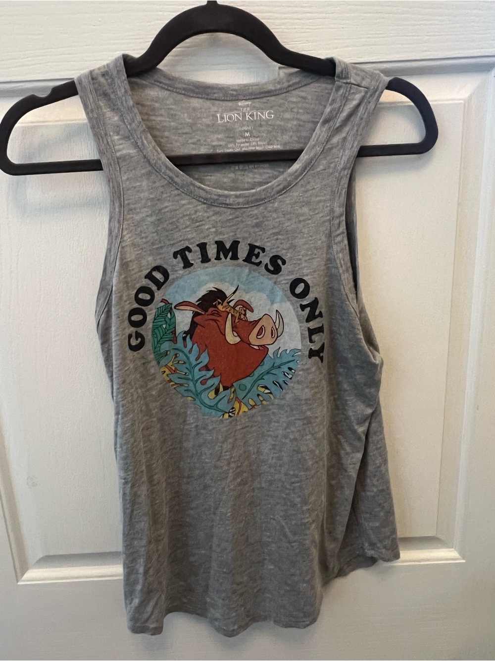 Disney The Lion King Grey Graphic Tee
